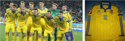 Форма футболка збірної України adidas 2014 2015 домашня