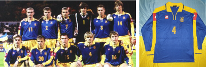 lotto ukraine soccer jersey 2002 2003 2002/03