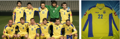Форма футболка збірної України lotto 2008
