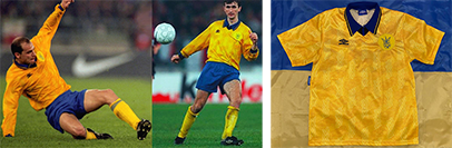 umbro ukraine football kit home shirt 1994 1995 1994/95