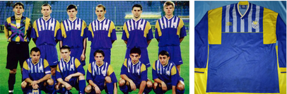 umbro ukraine football kit away shirt 1995 1996 1995/96