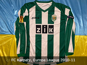 fc karpaty lviv europa league shirt jersey trikot