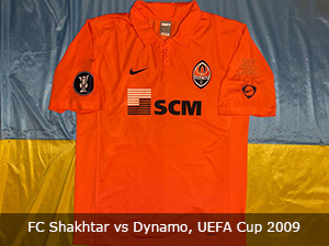 fc shakhtar donetsk uefa cup 2009 shirt jersey trikot