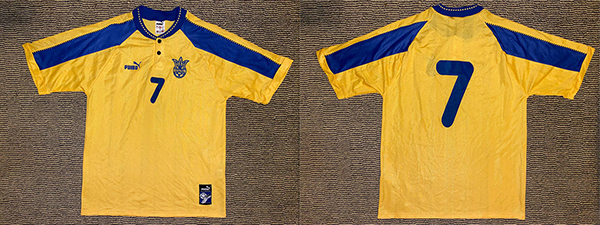 ігрова футболка Україна 1997 1998 1998/99